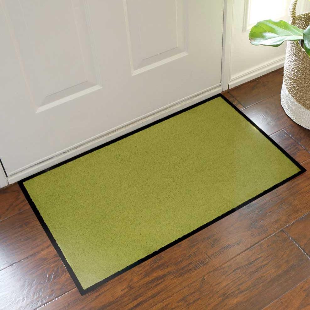 Lime Green Twister Non-Slip Heavy Duty PVC Barrier Door Mat - Assorted Sizes Door Mats Clearance