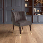 Doucet Grey Velvet Dining Chair With Black Legs - Bargainia.com - 5018705957609
