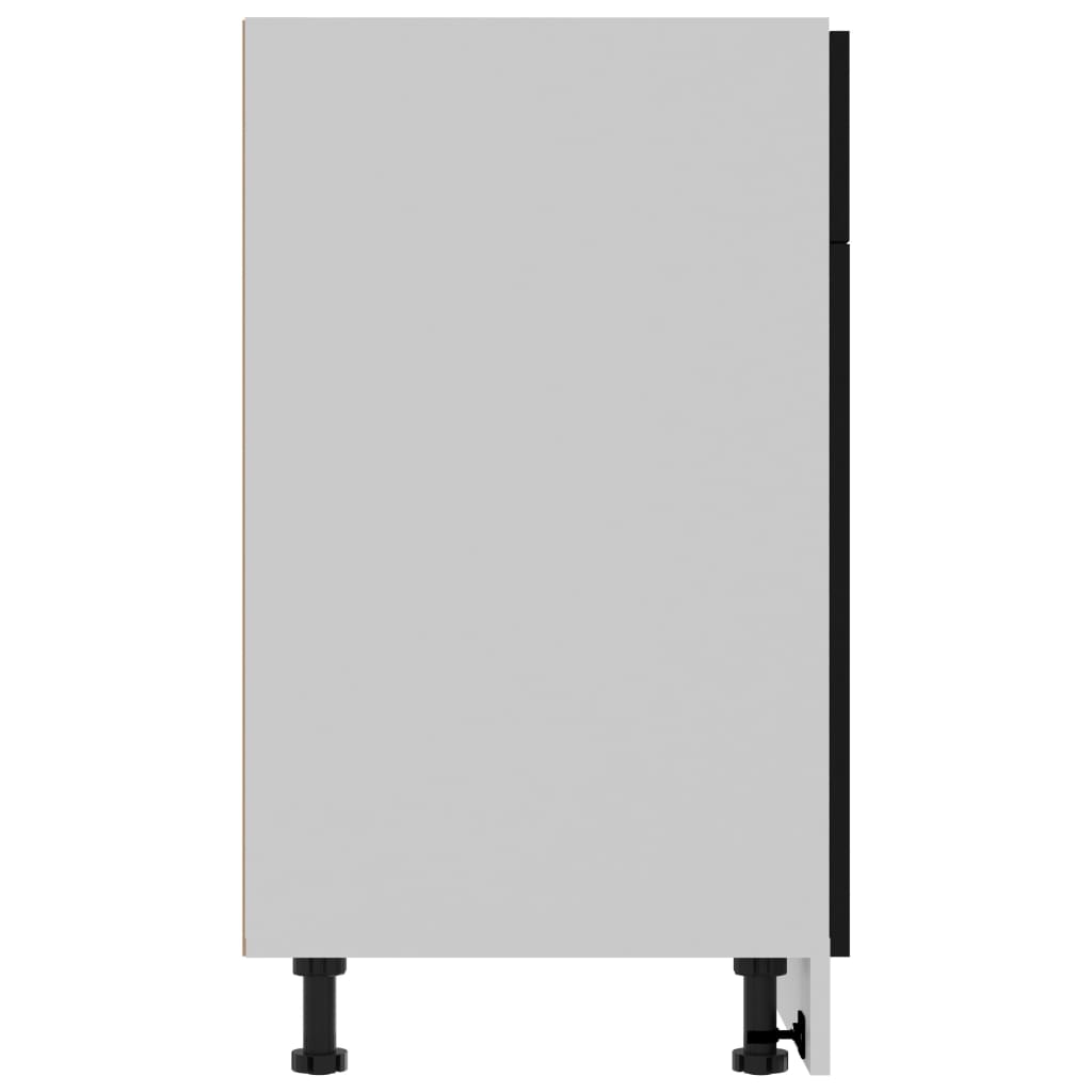 Drawer Bottom Cabinet Black 80x46x81.5 cm Engineered Wood - Bargainia.com - 8720286132241 - 801237