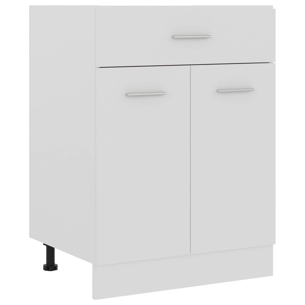 Drawer Bottom Cabinet White 60x46x81.5 cm Engineered Wood - Bargainia.com - 8720286132159 - 801228