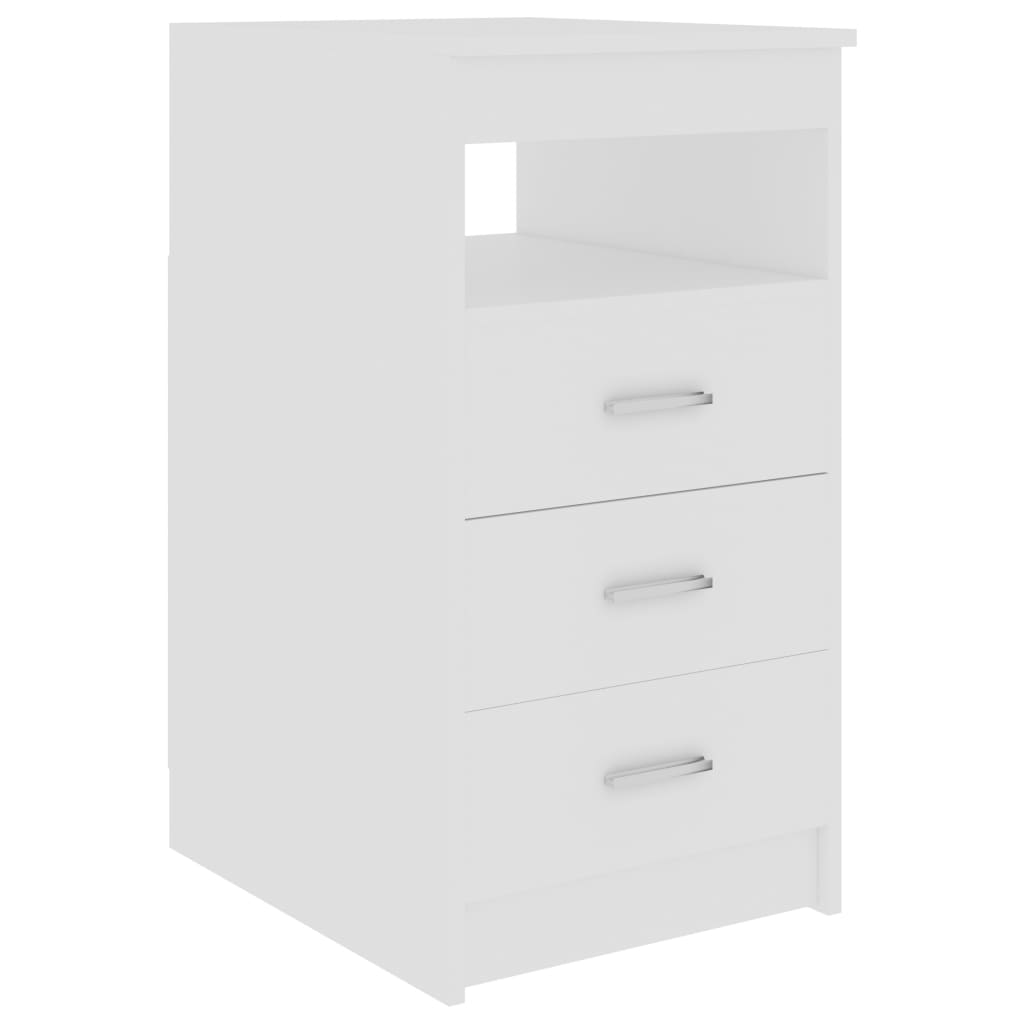 Drawer Cabinet White 40x50x76 cm Engineered Wood - Bargainia.com - 8719883915074 - 801805