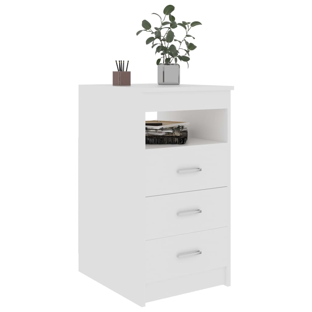 Drawer Cabinet White 40x50x76 cm Engineered Wood - Bargainia.com - 8719883915074 - 801805