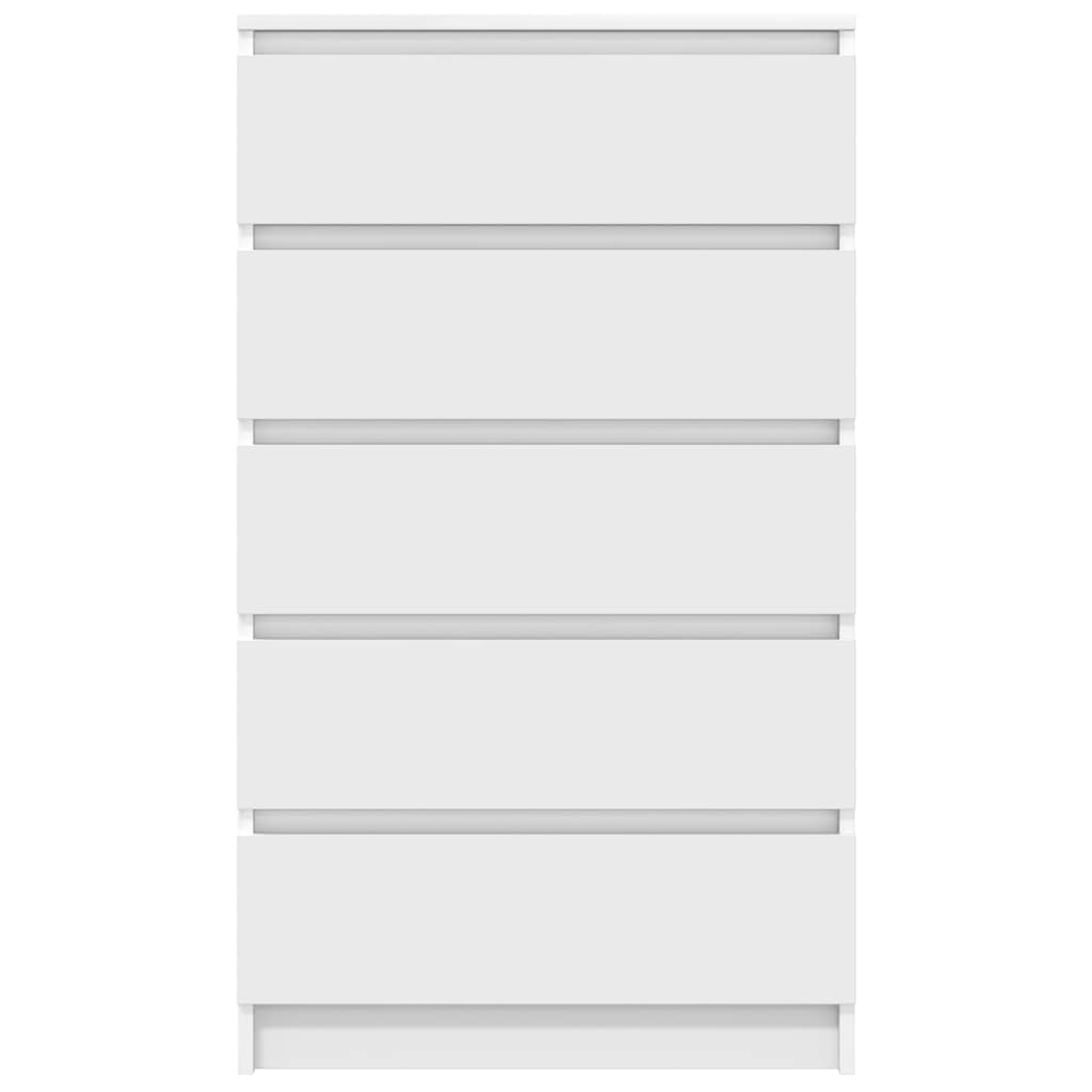 Drawer Cabinet White 60x36x103 cm Engineered Wood - Bargainia.com - 8720845679231 - 823016