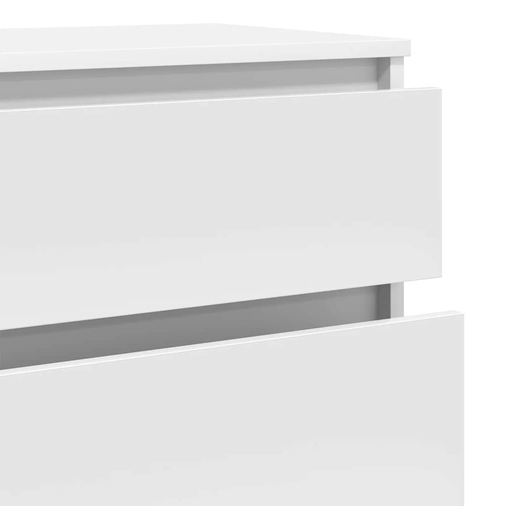 Drawer Cabinet White 60x36x103 cm Engineered Wood - Bargainia.com - 8720845679231 - 823016