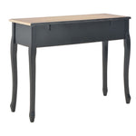 Dressing Console Table with 3 Drawers Black - Bargainia.com - 
