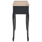 Dressing Console Table with 3 Drawers Black - Bargainia.com - 