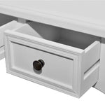 Dressing Console Table with Three Drawers White - Bargainia.com - 