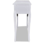 Dressing Console Table with Three Drawers White - Bargainia.com - 