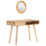 Dressing Table 100x50x76 cm Solid Mango Wood - Bargainia.com - 