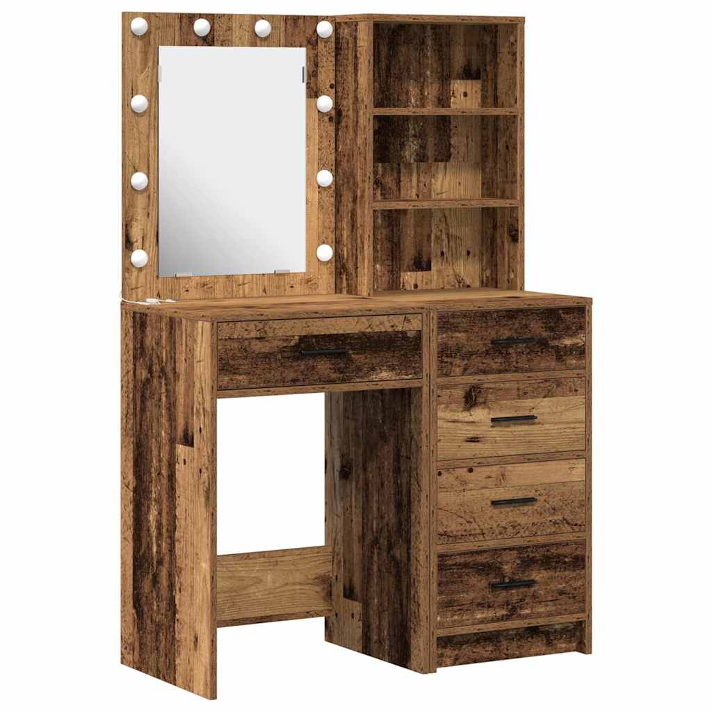 Dressing Table 2 pcs Brown 50 x 41 x 135 cm Engineered wood - Bargainia.com - 8721158864543 - 3334207