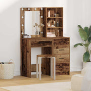 Dressing Table 2 pcs Brown 50 x 41 x 135 cm Engineered wood - Bargainia.com - 8721158864543 - 3334207