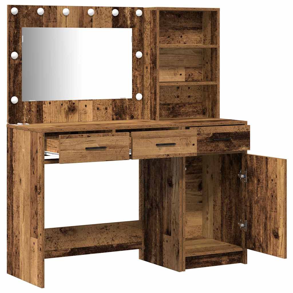 Dressing Table 2 pcs Brown 78.5 x 41 x 135 cm Engineered wood - Bargainia.com - 8721158865175 - 3334270