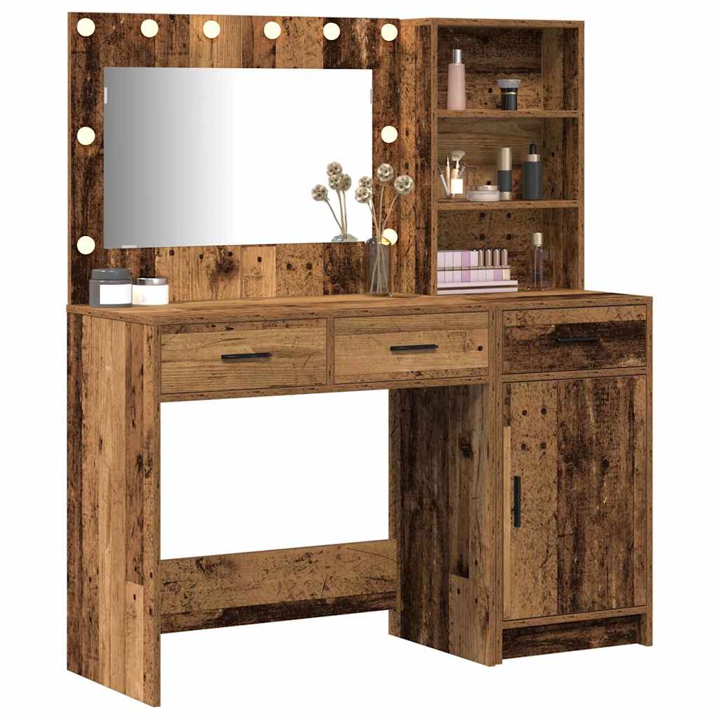 Dressing Table 2 pcs Brown 78.5 x 41 x 135 cm Engineered wood - Bargainia.com - 8721158865175 - 3334270