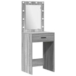 Dressing Table 2 pcs Grey 50 x 41 x 135 cm Engineered wood - Bargainia.com - 