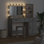 Dressing Table 2 pcs Grey 78.5 x 41 x 135 cm Engineered wood - Bargainia.com - 