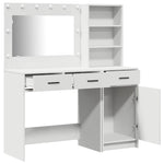 Dressing Table 2 pcs White 78.5 x 41 x 135 cm Engineered wood - Bargainia.com - 