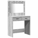 Dressing Table 3 pcs Grey 40 x 41 x 135 cm Engineered wood - Bargainia.com - 