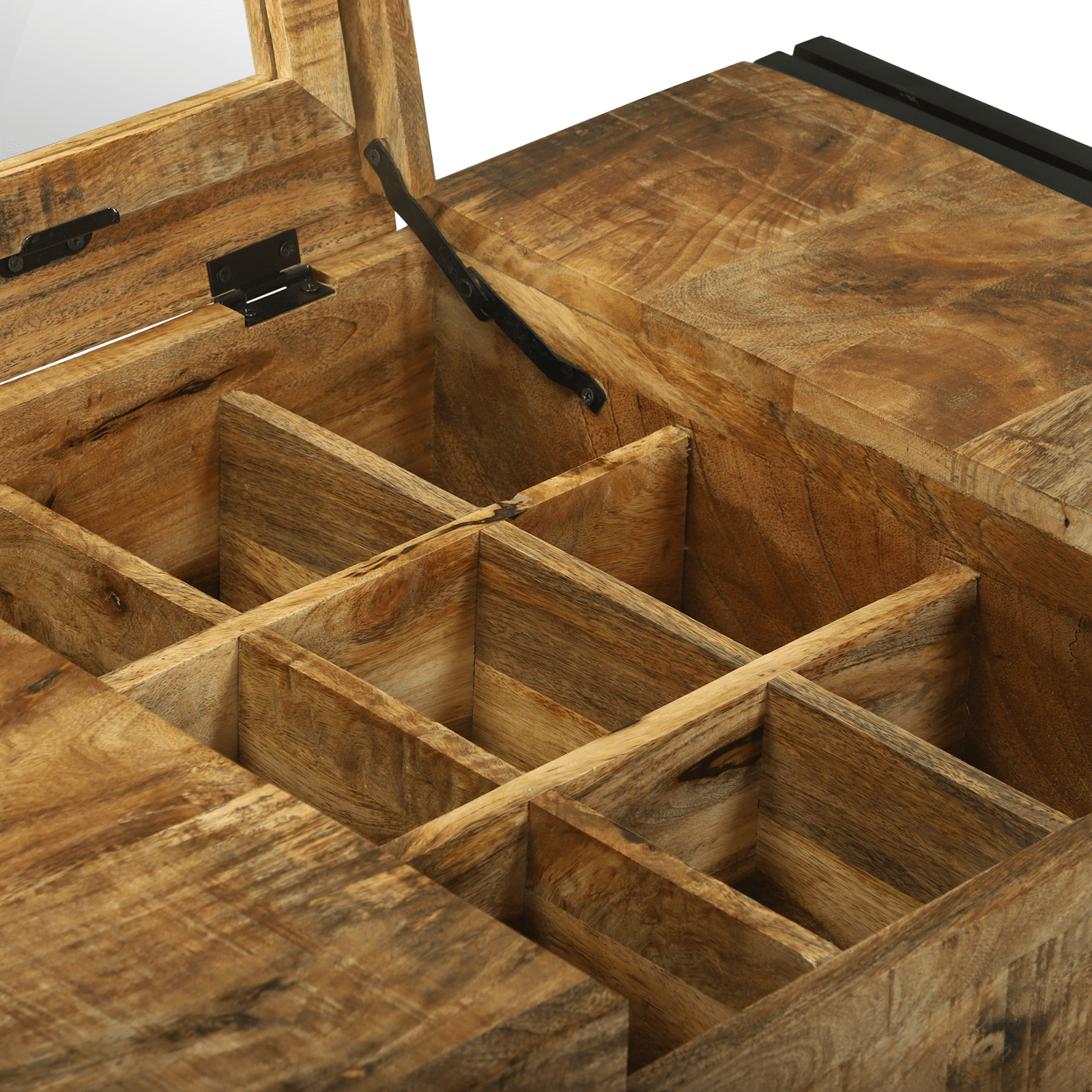 Dressing Table 90x50x75 cm Solid Wood Mango - Bargainia.com - 8721158375544 - 4016739