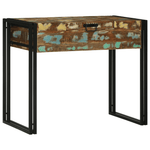 Dressing Table 90x50x75 cm Solid Wood Reclaimed - Bargainia.com - 