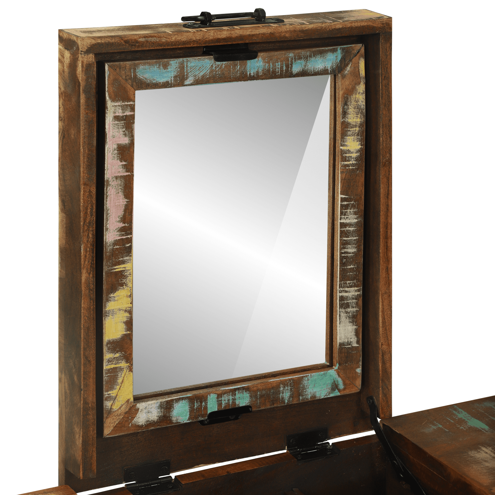 Dressing Table 90x50x75 cm Solid Wood Reclaimed - Bargainia.com - 