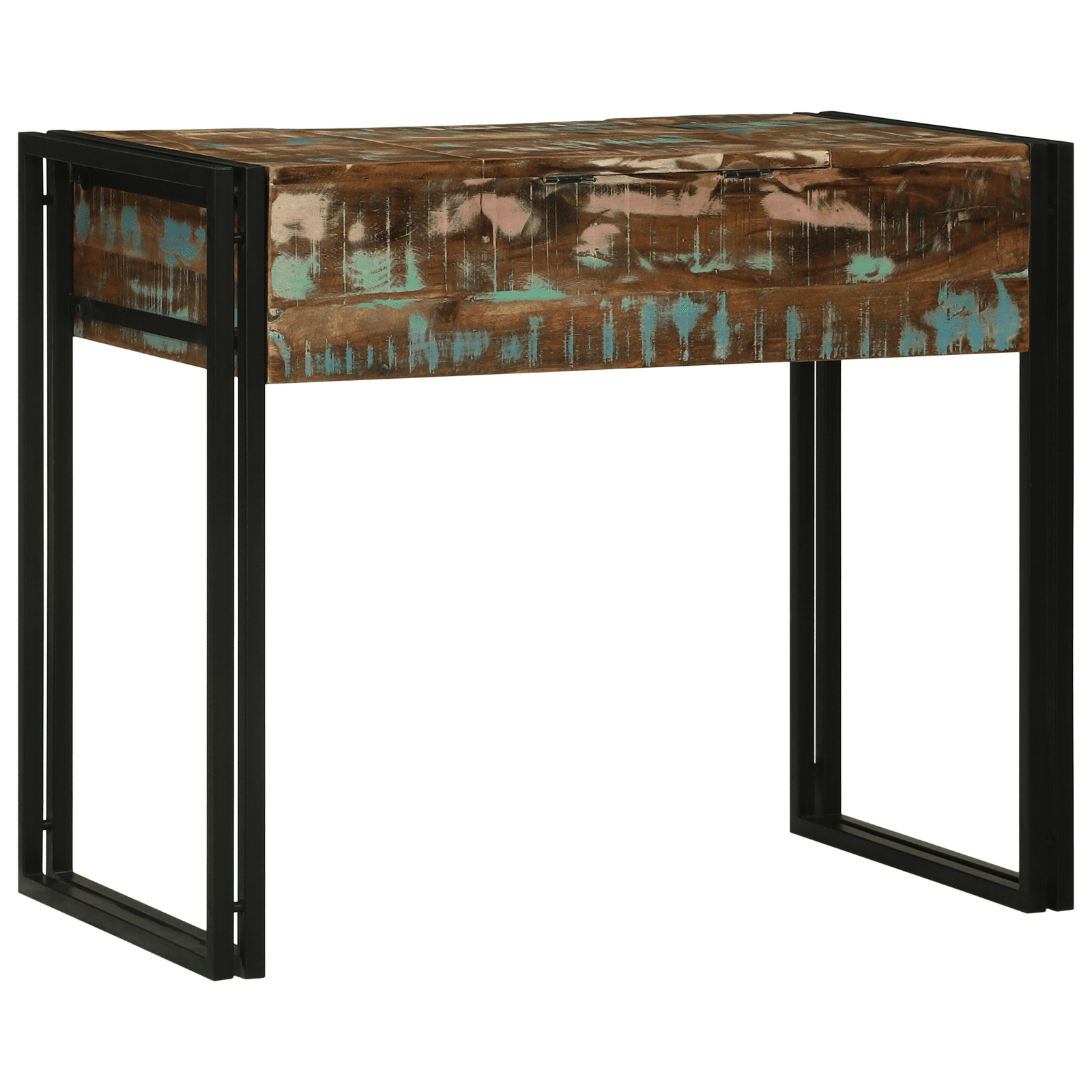 Dressing Table 90x50x75 cm Solid Wood Reclaimed - Bargainia.com - 