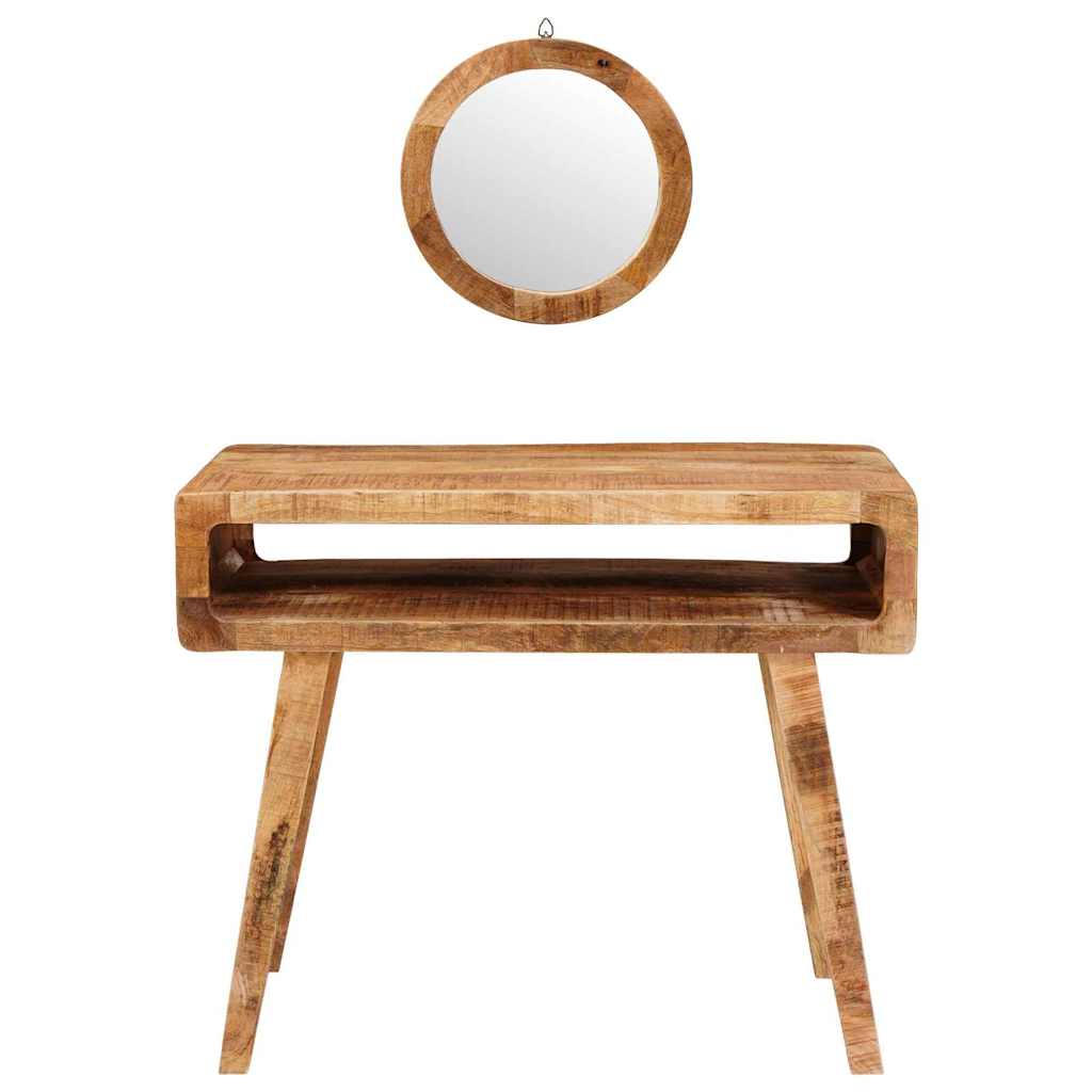 Dressing Table Brown 90 x 76 x 45 cm Solid mango wood - Bargainia.com - 