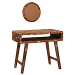 Dressing Table Brown 90 x 76 x 45 cm Solid reclaim wood - Bargainia.com - 
