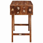 Dressing Table Brown 90 x 76 x 45 cm Solid reclaim wood - Bargainia.com - 