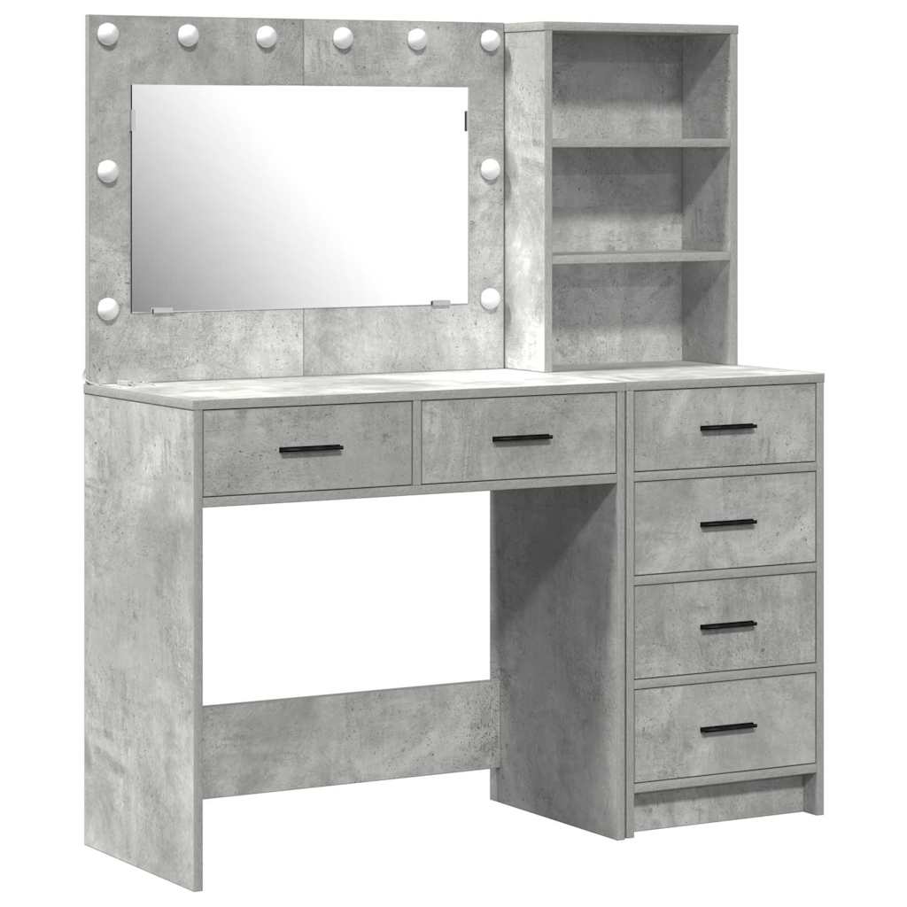 Dressing Table Grey 78.5 x 41 x 135 cm Engineered wood - Bargainia.com - 8721158864413 - 3334194
