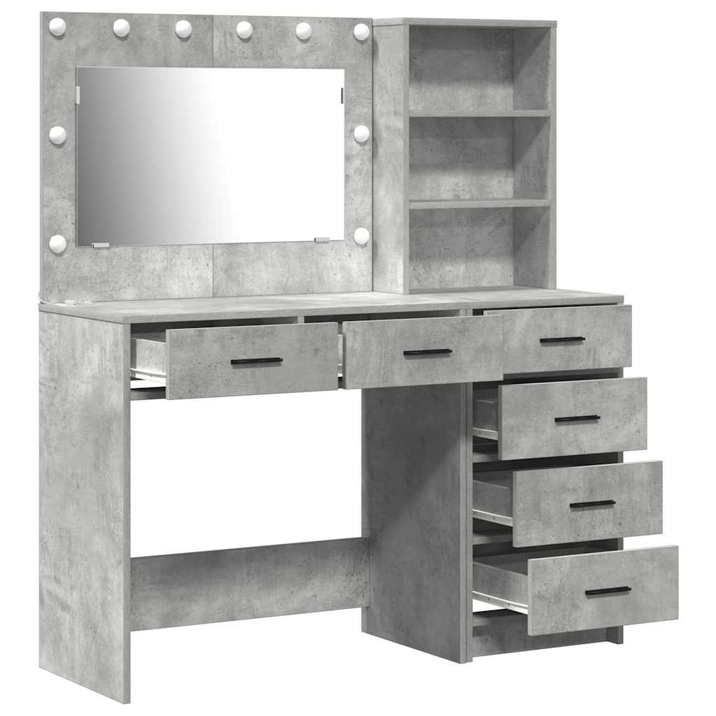 Dressing Table Grey 78.5 x 41 x 135 cm Engineered wood - Bargainia.com - 8721158864413 - 3334194