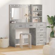 Dressing Table Grey 78.5 x 41 x 135 cm Engineered wood - Bargainia.com - 8721158864413 - 3334194