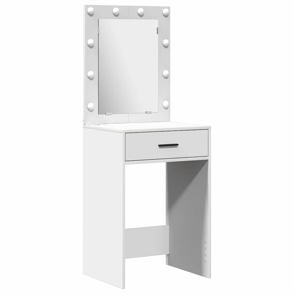Dressing Table Set 3 pcs White 50 x 41 x 135 cm Engineered wood - Bargainia.com - 