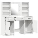 Dressing Table Set 3 pcs White 50 x 41 x 135 cm Engineered wood - Bargainia.com - 