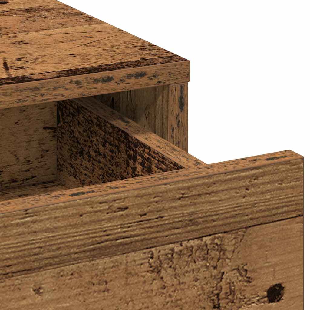 Dressing Table Set with Drawer 2 pcs Old wood 50 x 41 x 135 cm - Bargainia.com - 8721158865267 - 3334279