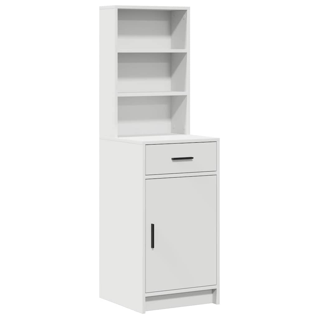 Dressing Table Set with Drawer 3 pcs White 78.5 x 41 x 135 cm - Bargainia.com - 