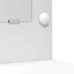 Dressing Table Set with Drawer 3 pcs White 78.5 x 41 x 135 cm - Bargainia.com - 