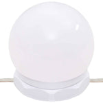 Dressing Table Set with LED Black Engineered Wood - Bargainia.com - 