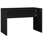 Dressing Table Set with LED Black Engineered Wood - Bargainia.com - 