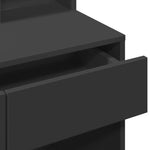 Dressing Table with LED Black 80x41x144.5 cm - Bargainia.com - 