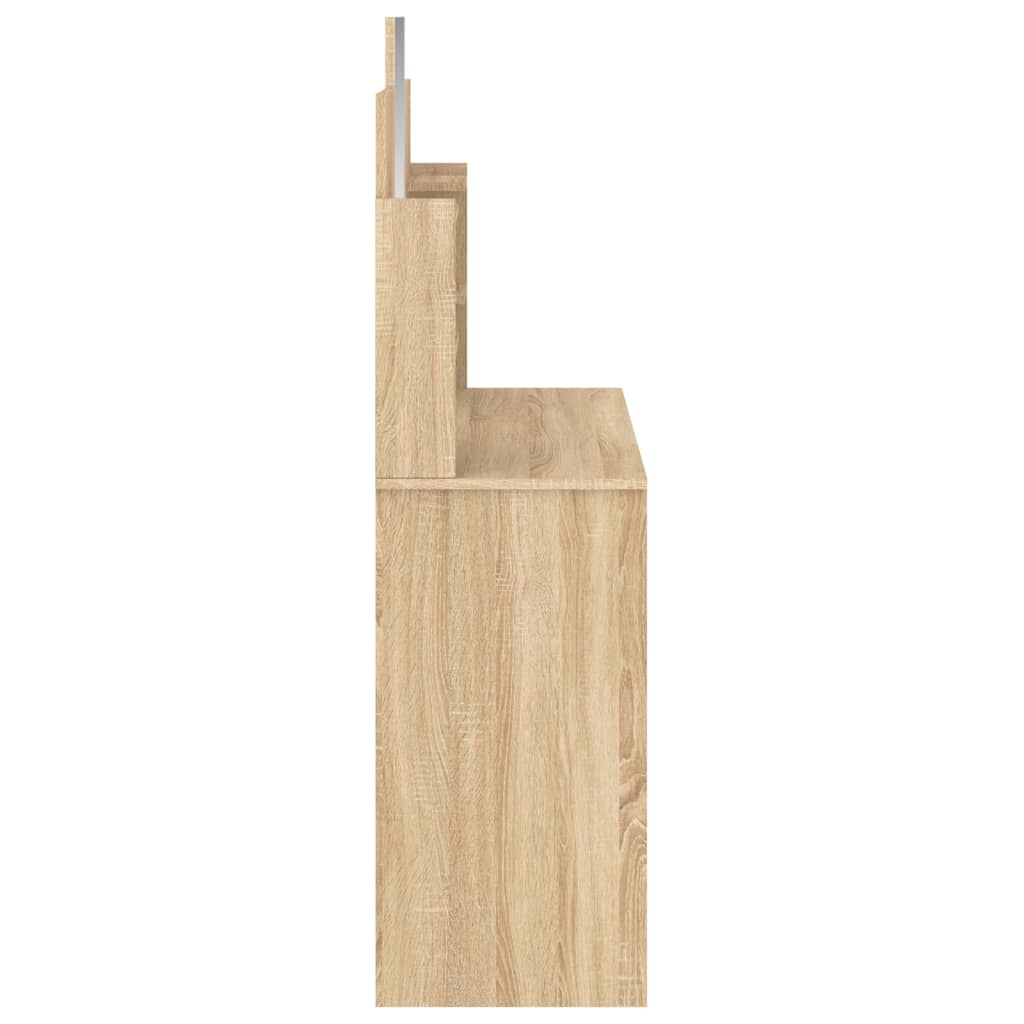 Dressing Table with Mirror Sonoma Oak 96x39x142 cm - Bargainia.com - 8721012134126 - 837576