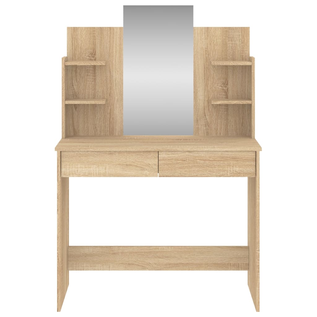 Dressing Table with Mirror Sonoma Oak 96x39x142 cm - Bargainia.com - 8721012134126 - 837576