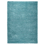 Duck Egg Blue Thick Shaggy Rug - California - Bargainia.com - 