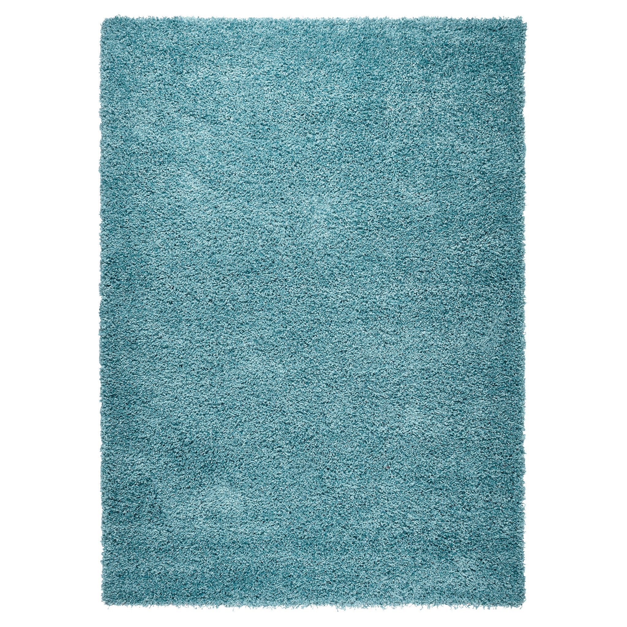 Duck Egg Blue Thick Shaggy Rug - California Rugs Rug Masters 60x110cm (2'x3'7")