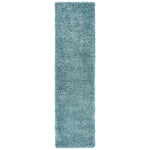 Duck Egg Blue Thick Shaggy Rug - California - Bargainia.com - 