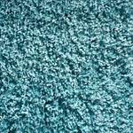 Duck Egg Blue Thick Shaggy Rug - California - Bargainia.com - 