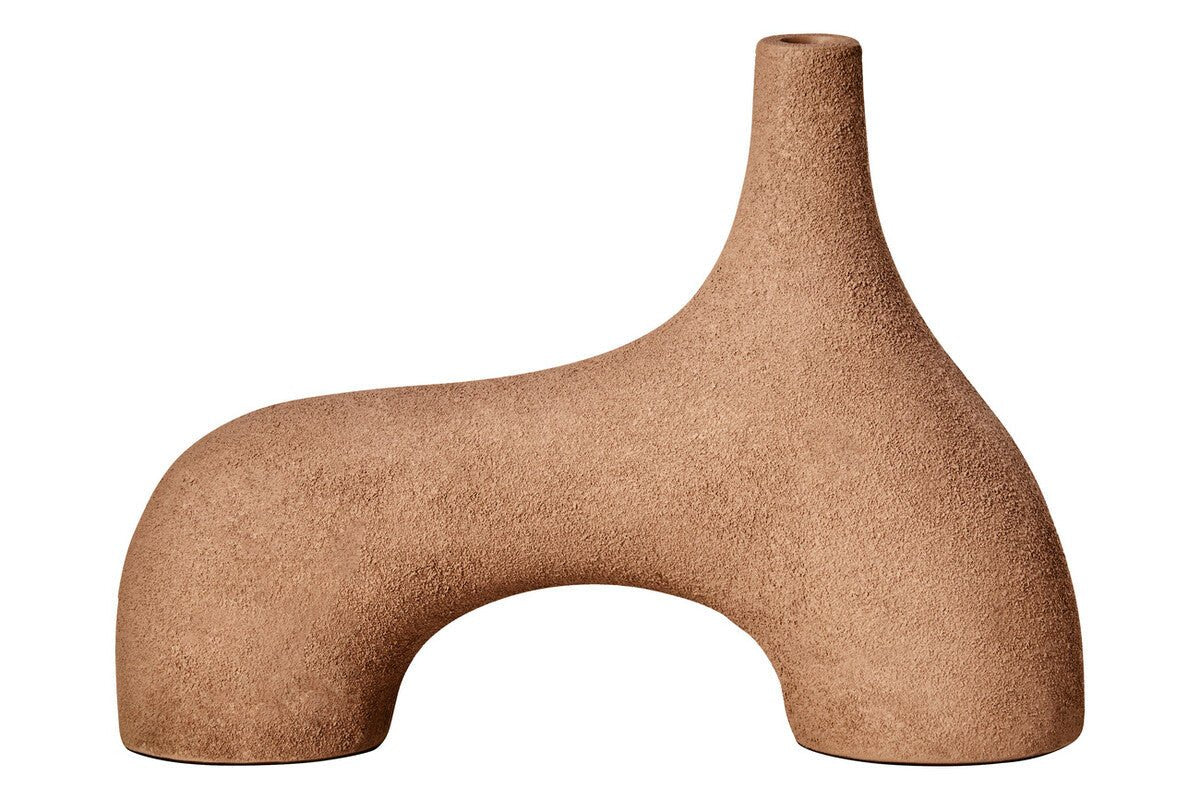 Dunas Small Textured Beige Abstract Vase - Bargainia.com - 5063227012060