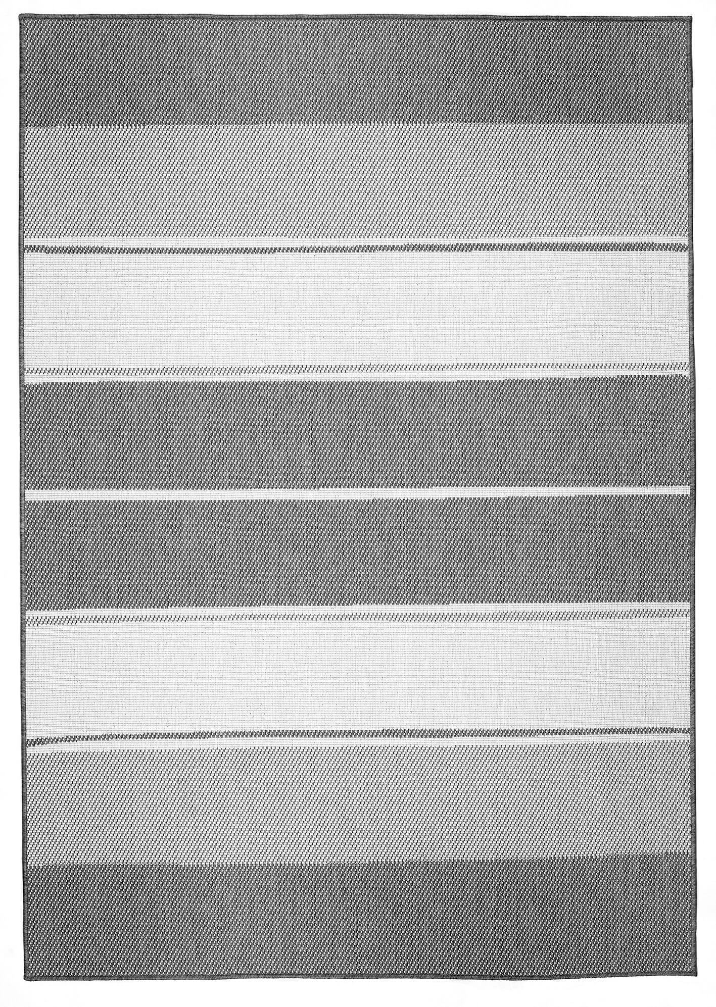 Duo Weave Outdoor Rug Black&Orange Stripes - Bargainia.com - 5060827251462 - DUO001004