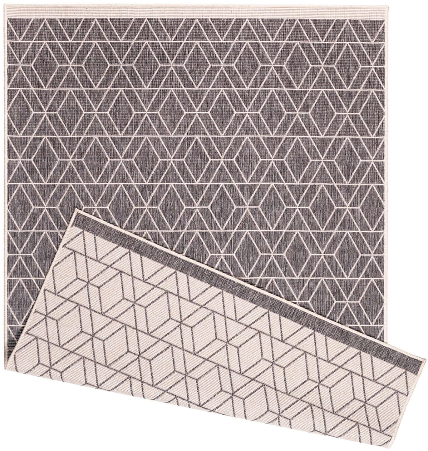 Duo Weave Outdoor Rug Diamonds - Bargainia.com - 5060827251523 - DUO001010