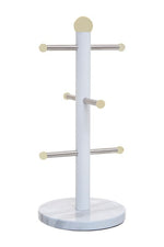 Easton Marble Effect and Gold Mug Tree - Bargainia.com - 5018705492384