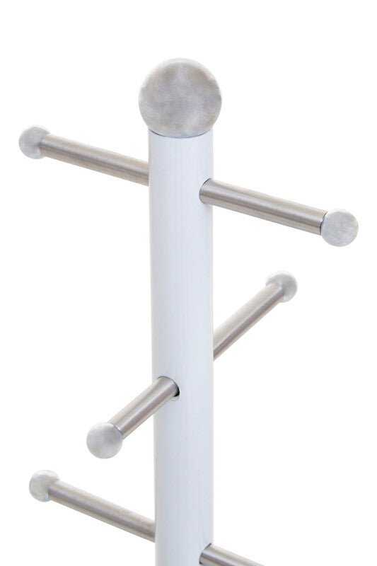 Easton Marble Effet and Silver Mug Tree - Bargainia.com - 5018705492421